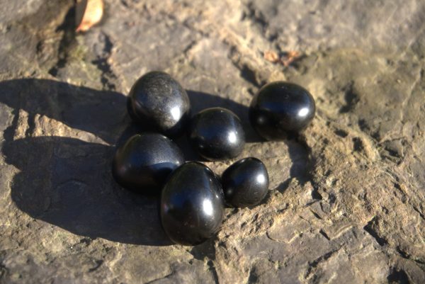 Black Obsidian tumbles