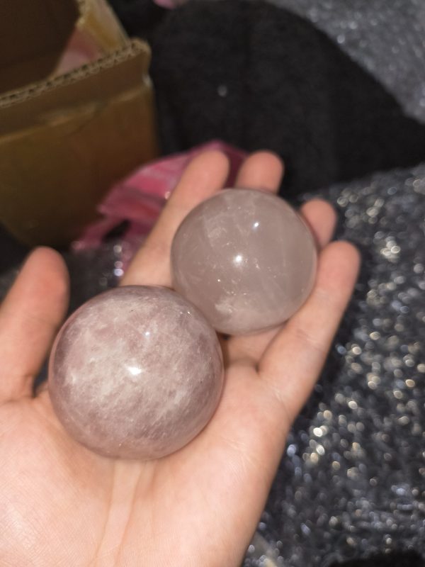 Rose quartz Sphere